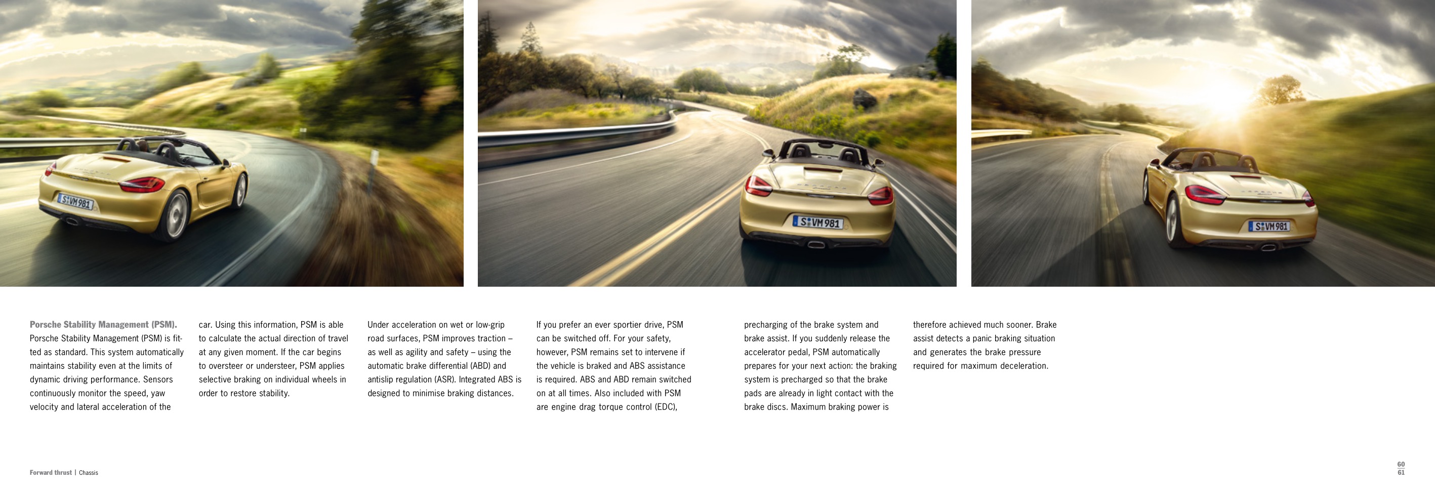 2013 Porsche Boxster Brochure Page 61